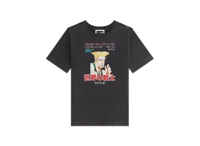 Kith x Capcom Kids Guile Champion Vintage Tee "Black"