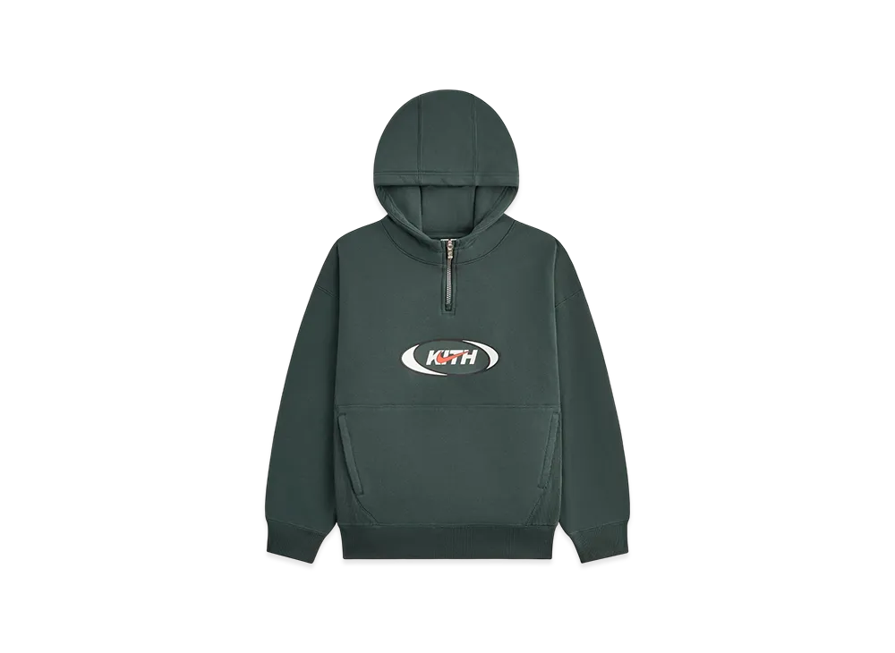 Kith x Nike Kids Quarter Zip Hoodie "Black Spruce"