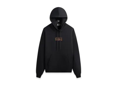 Kith Classic Logo Leopard Applique Nelson Hoodie "Black"