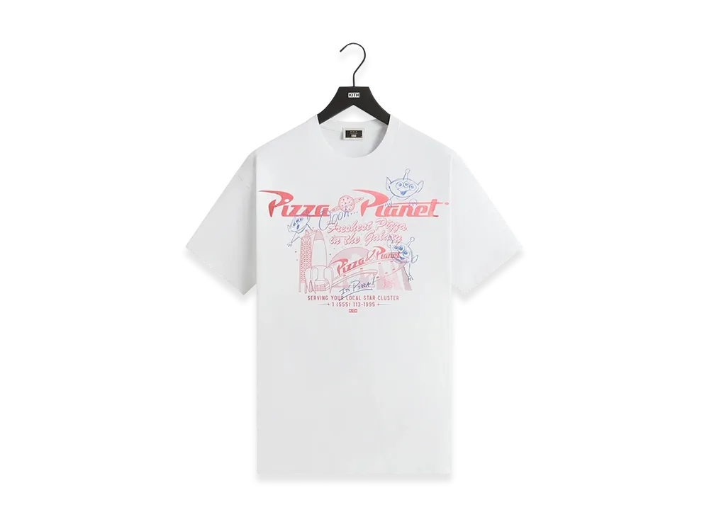 Kith x Disney Pixar Pizza Planet Tee "White"