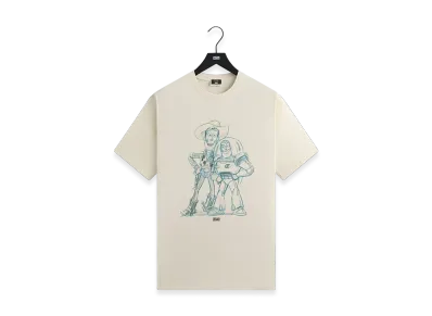 Kith x Disney Pixar Toy Story Sketch Vintage Tee "Sandrift"