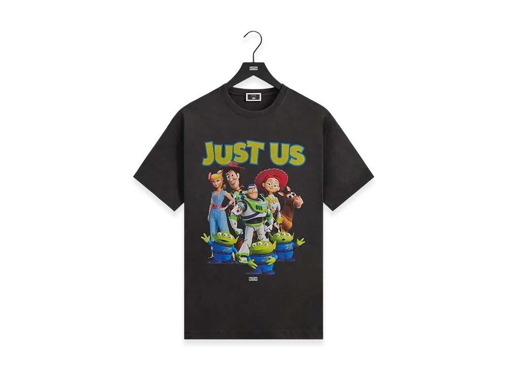 Kith x Disney Pixar Just Us Toy Story Vintage Tee "Black"