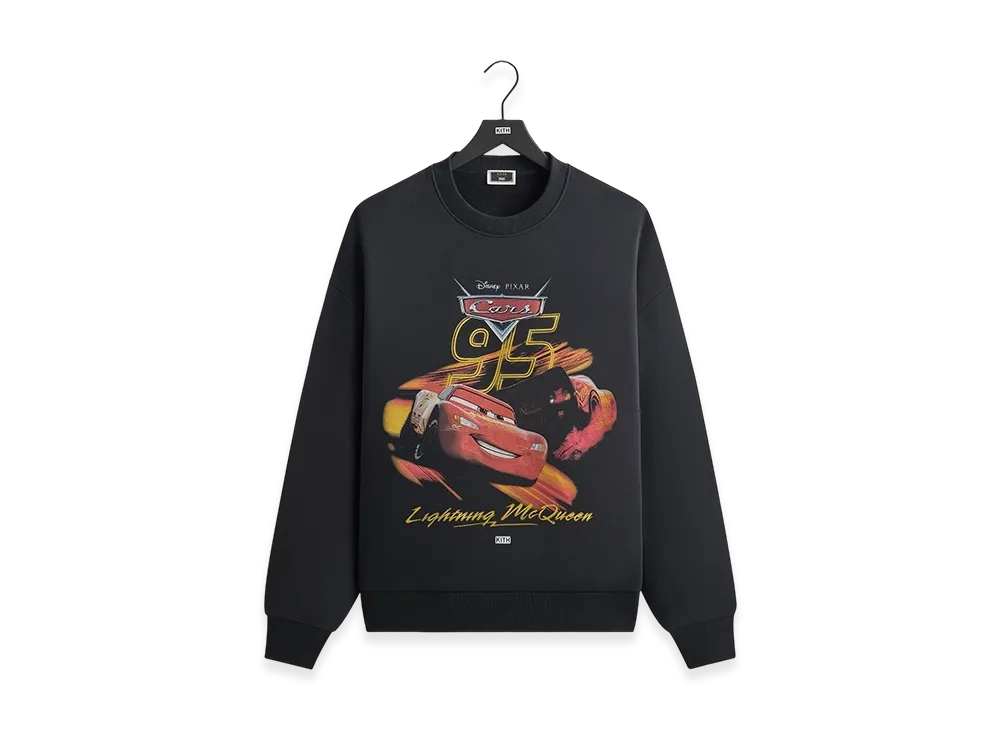 Kith x Disney Pixar Lightning McQueen Nelson Crewneck "Black"