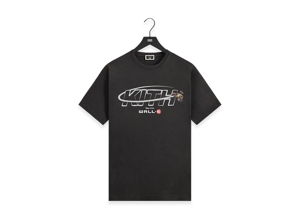 Kith x Disney Pixar WALL-E Orbit Vintage Tee "Black"