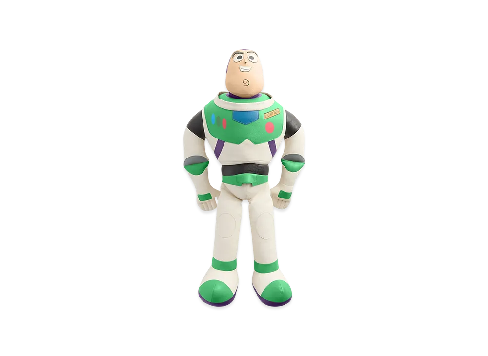 Kith x Disney Pixar Buzz Lightyear Leather Plush Toy "Multi"