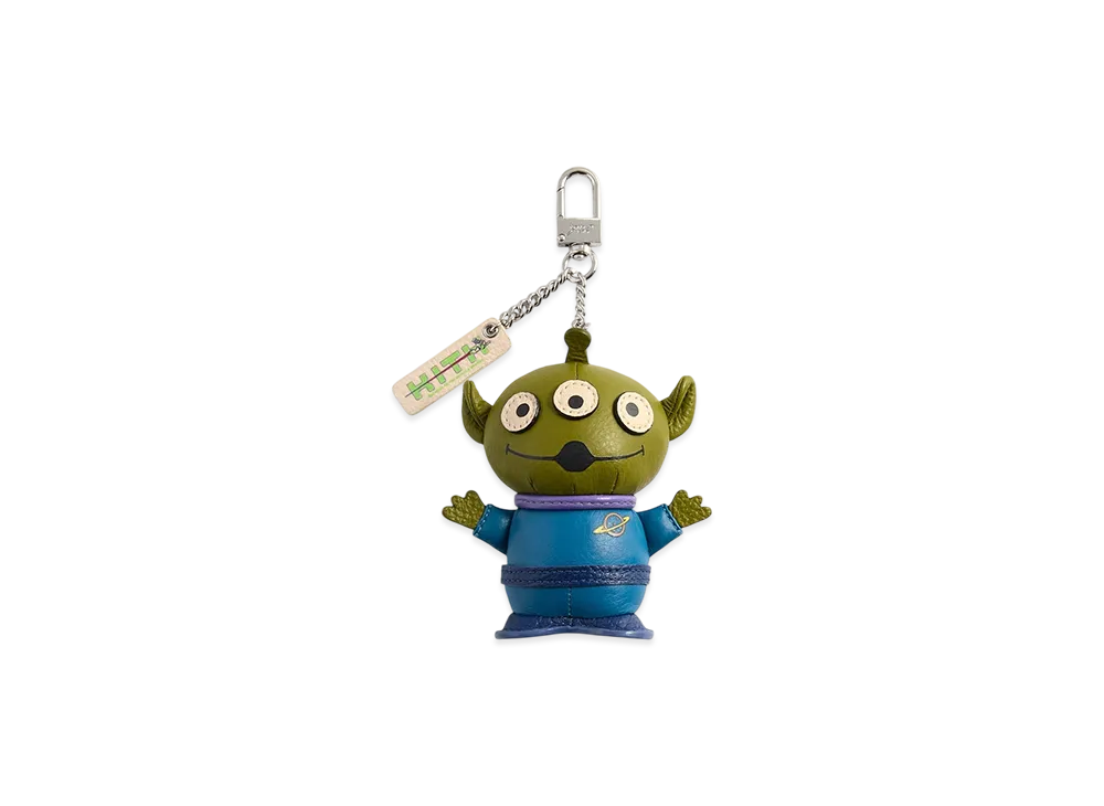 Kith x Disney Pixar Alien Toy Story Leather Key Charm "Multi"