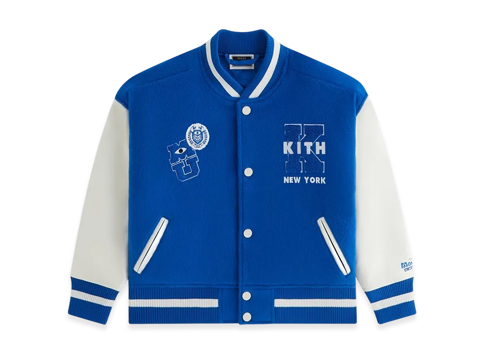 Kith x Disney Kids for Monsters Inc. Varsity Jacket "Greek"
