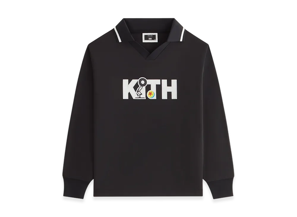 Kith x Disney Pixar Kids Long Sleeve Soccer Jersey "Black"