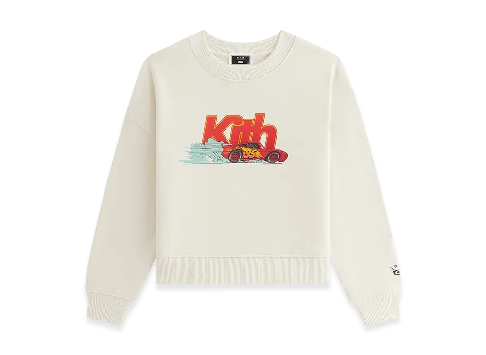 Kith x Disney Pixar Kids Cars Nelson Crewneck "Sandrift"