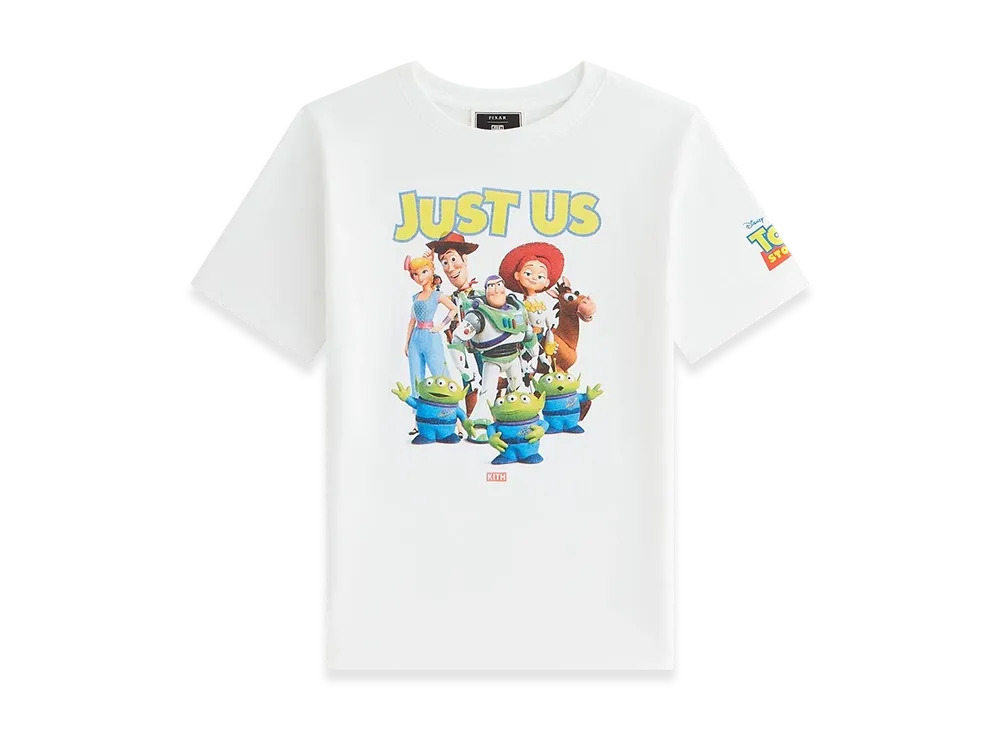 Kith x Disney Pixar Kids Just Us Toy Story Vintage Tee "White"