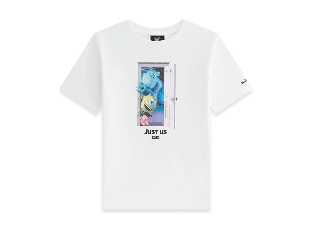 Kith x Disney Pixar Kids Monsters Inc. Just Us Tee "White"