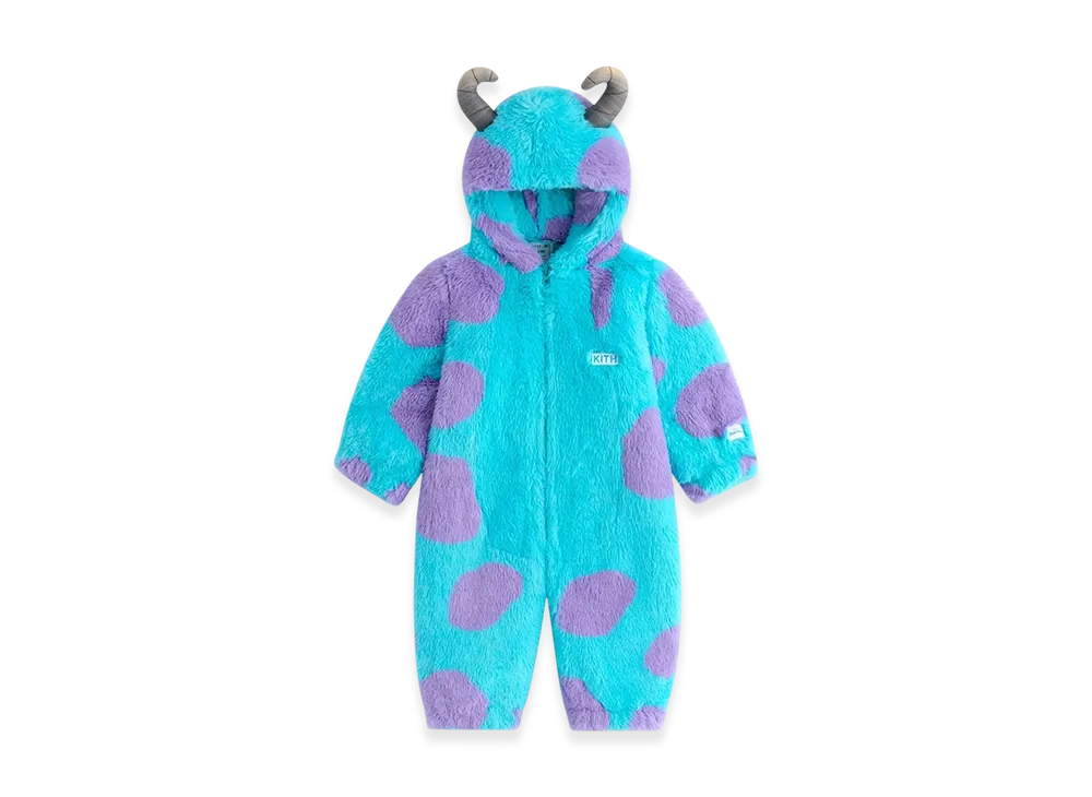 Kith x Disney Pixar Baby Monsters Inc. Sulley Fur Coverall "Multi"