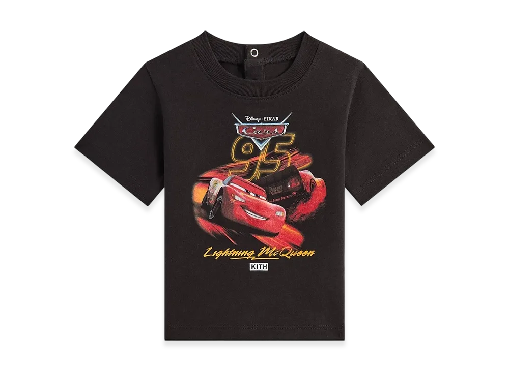 Kith x Disney Pixar Baby Lightning McQueen Tee "Black"