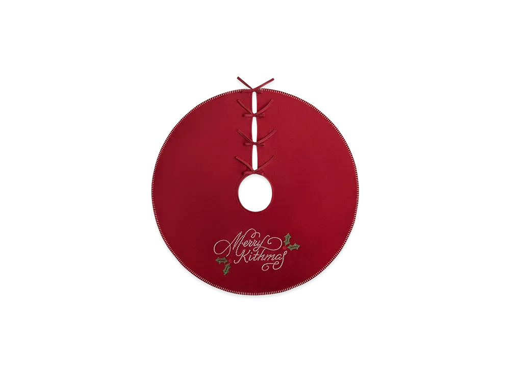 Kithmas Velvet Christmas Tree Skirt "Allure"