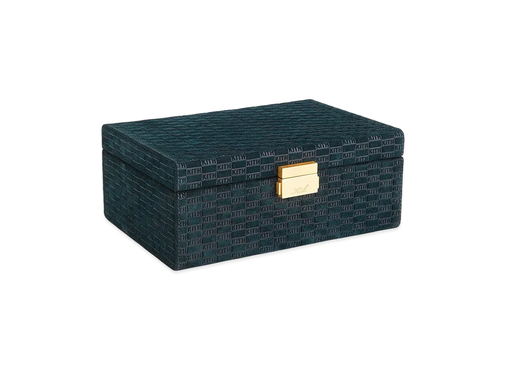 Kithmas Monogram Suede Leather Watch Box "Stadium"