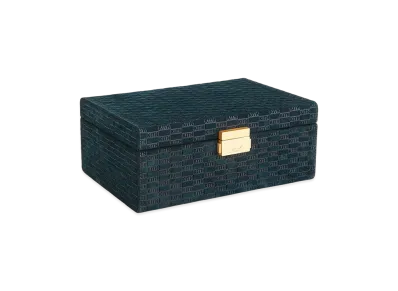 Kithmas Monogram Suede Leather Watch Box "Stadium"