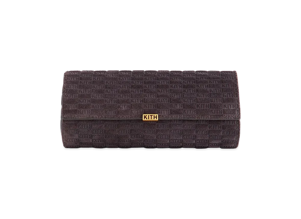 Kithmas Monogram Suede Leather 3-Watch Roll "Incognito"