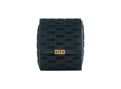 Kithmas Monogram Suede Leather Single Watch Roll "Stadium"