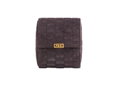Kithmas Monogram Suede Leather Single Watch Roll "Incognito"