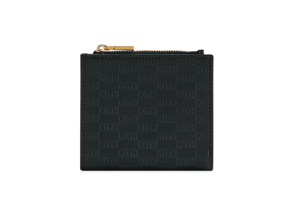 Kithmas Monogram Leather Snap Wallet "Equestrian"