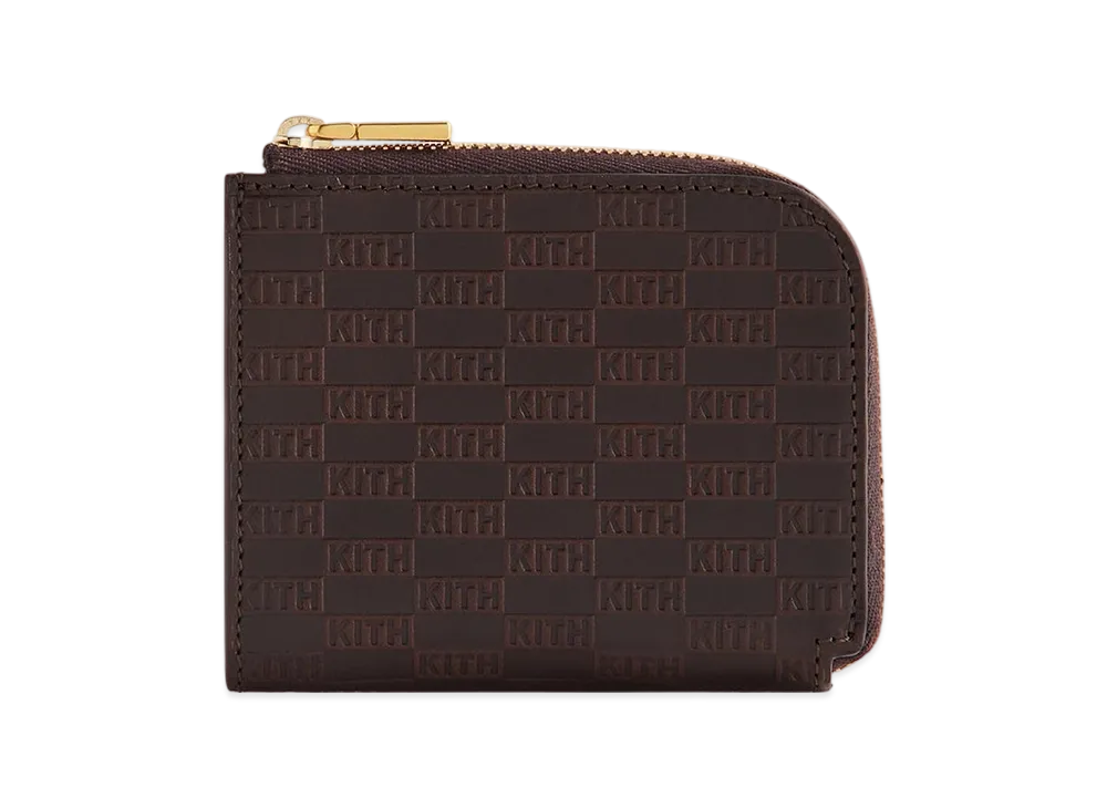 Kithmas Monogram Vachetta Zip Wallet "Incognito"