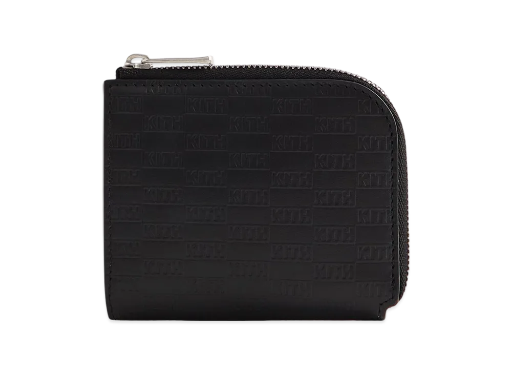 Kithmas Monogram Vachetta Zip Wallet "Black"