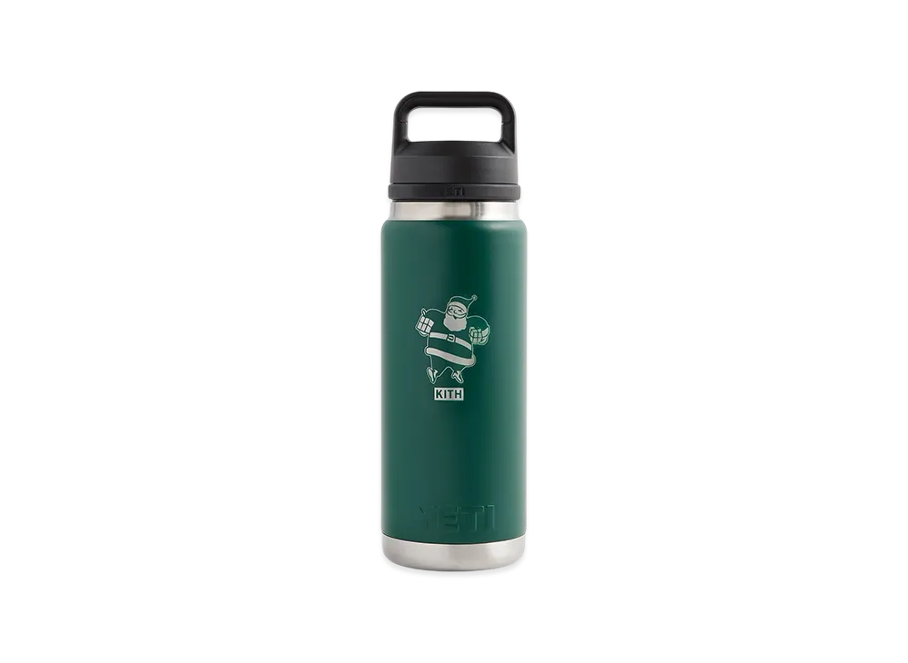 Kithmas for YETI Rambler 26oz. Water Bottle "Green"