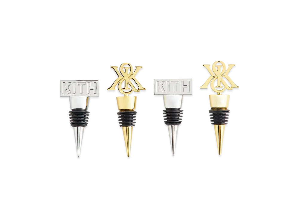 Kithmas Logo Set of 2 Wine Stoppers "Multi"