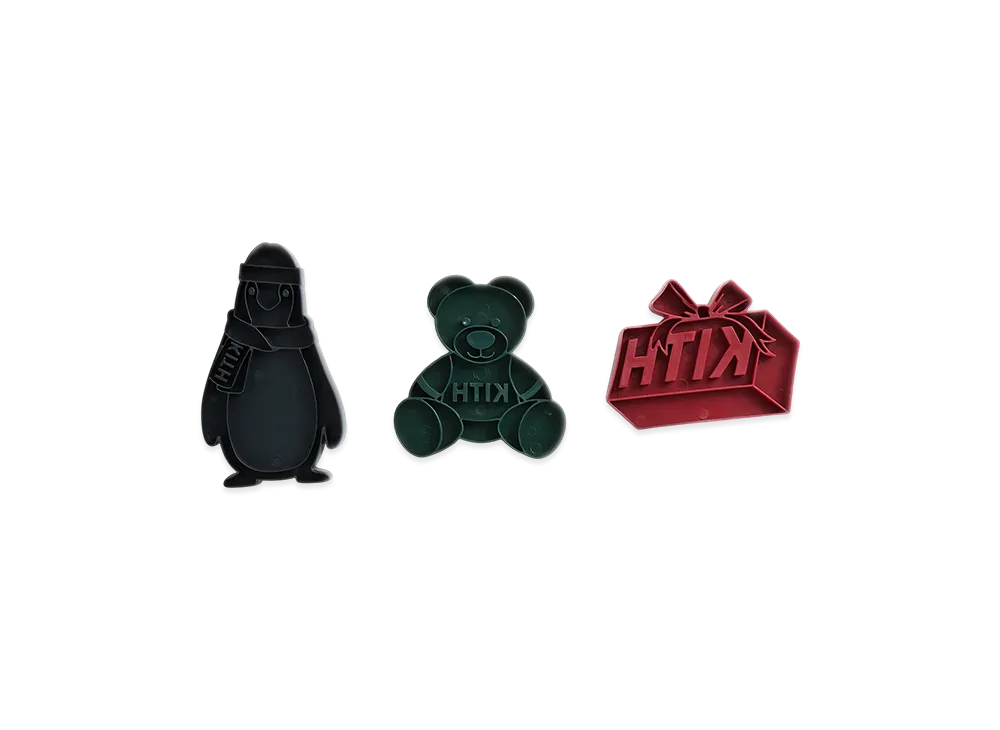 Kithmas Character Set of 3 Cookie Cutters "Multi"