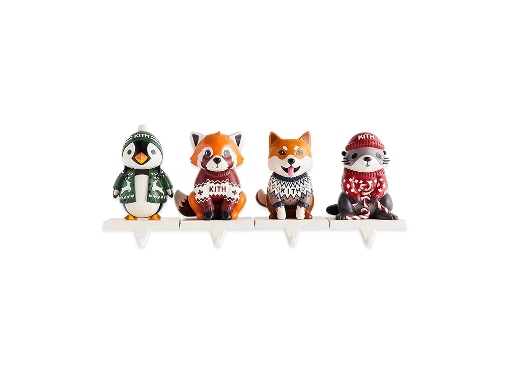 Kithmas Stocking Holder Set of 4 "Multi"