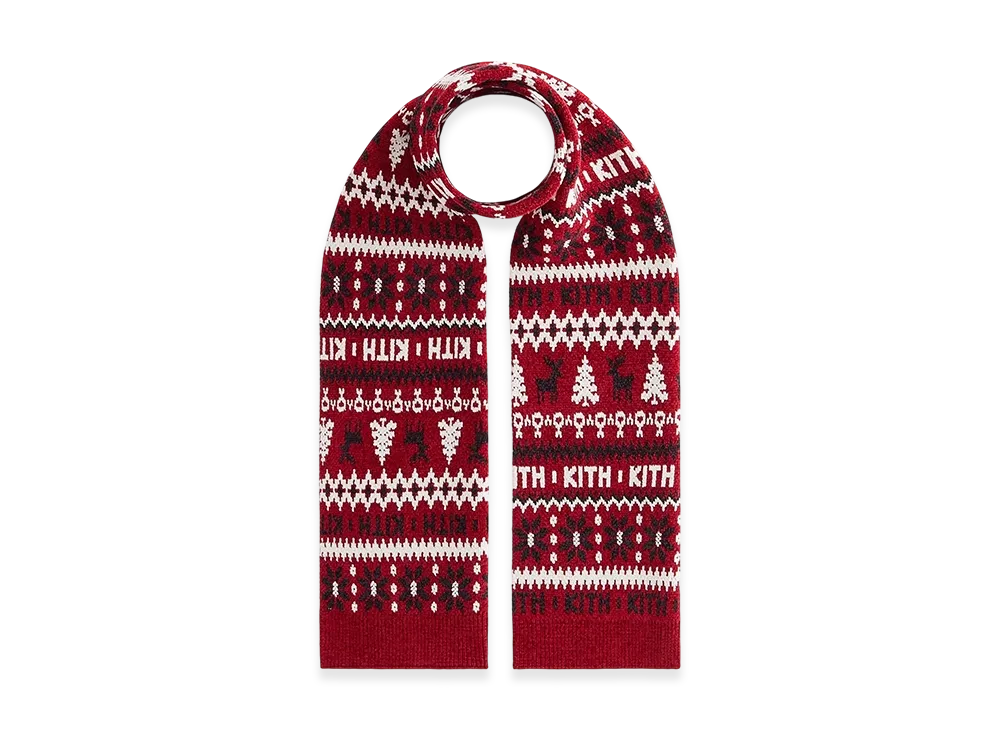 Kithmas Fair Isle Kith Knit Scarf "Allure"