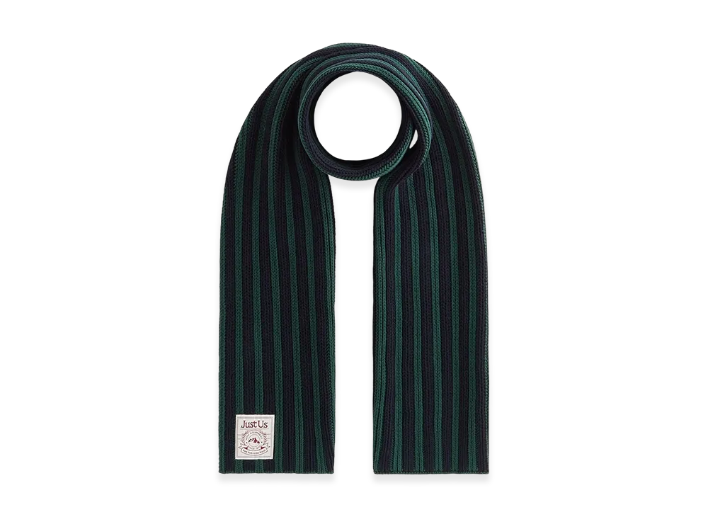 Kithmas Two Tone Chunky Knit Scarf "Stadium"