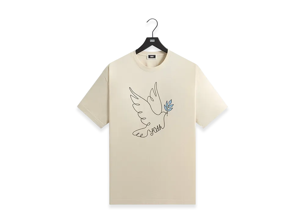 Kith Hanukkah Dove Tee "Sandrift"