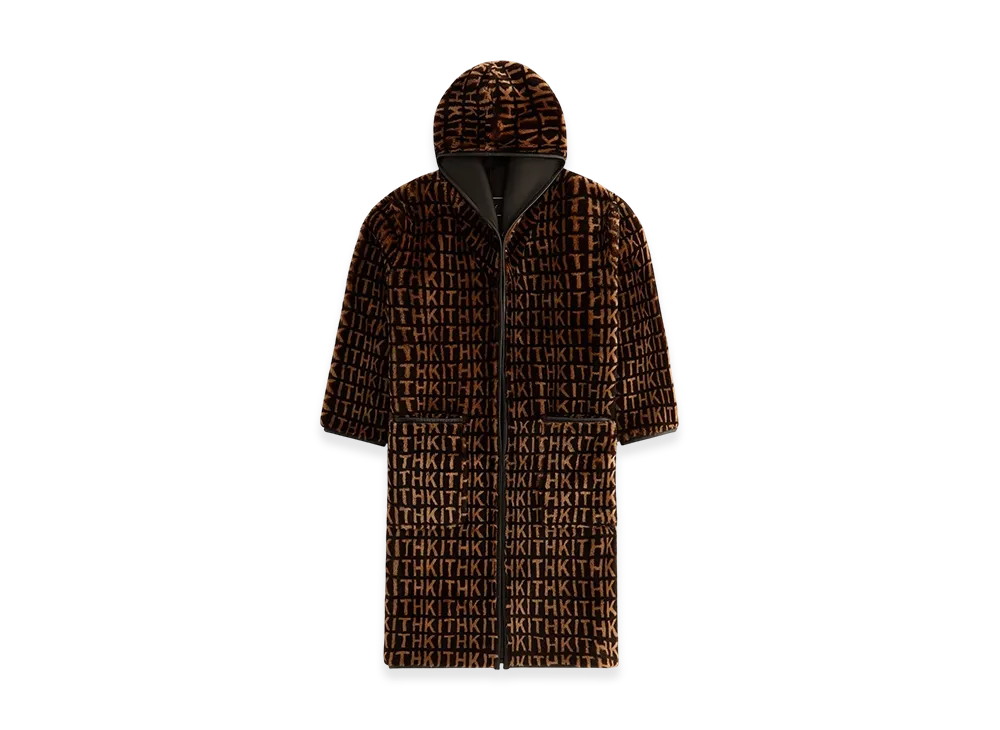 Kithmas Women Monogram Shearling Coat "Legacy"