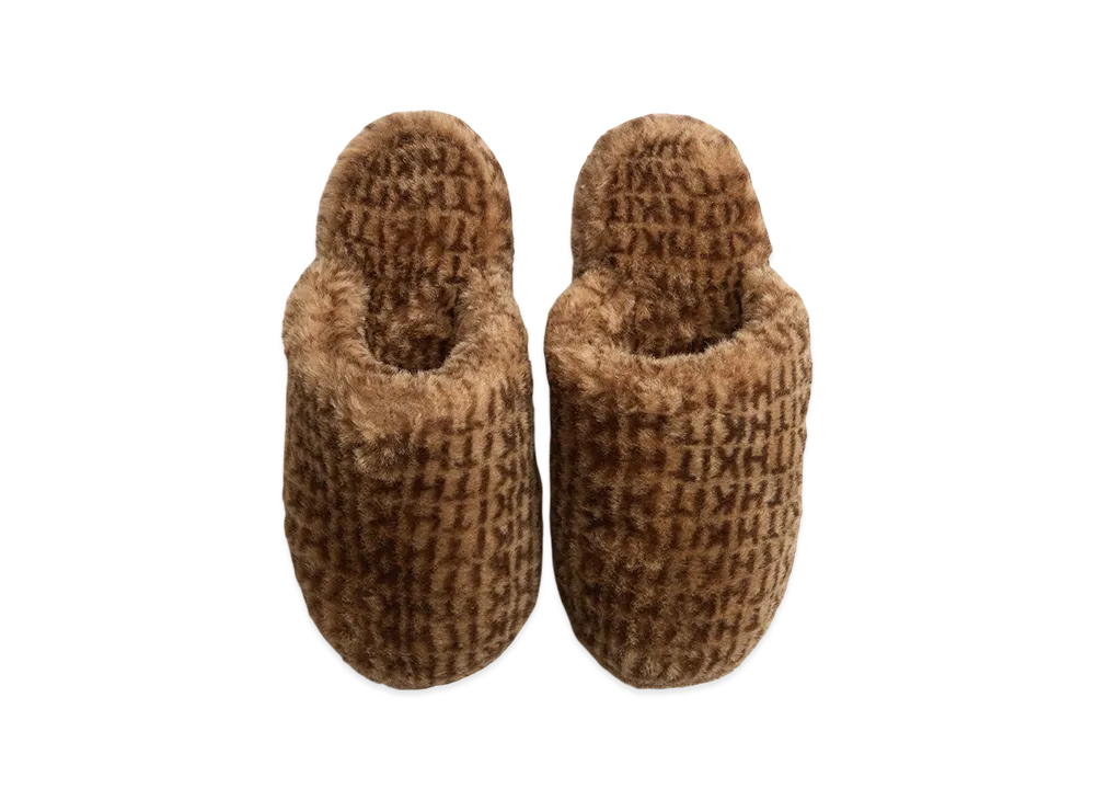 Kithmas Women Monogram Shearling Slippers "Legacy"