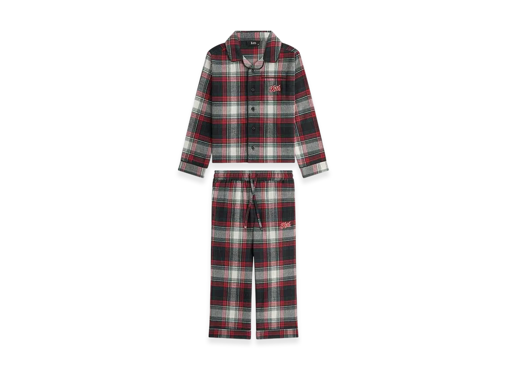 Kithmas Kids Plaid Lounge Set "Black"