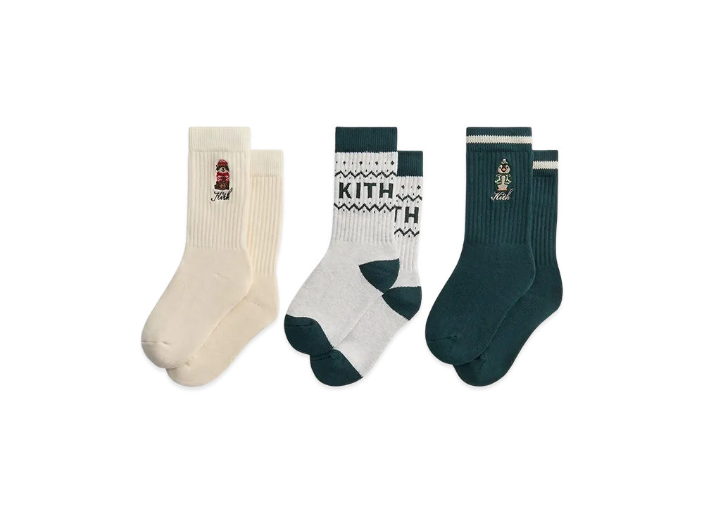 Kithmas Kids Classic 3-Pack Socks "Multi"