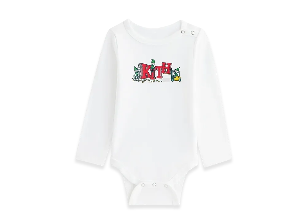 Kithmas Baby Elf Bodysuit "White"