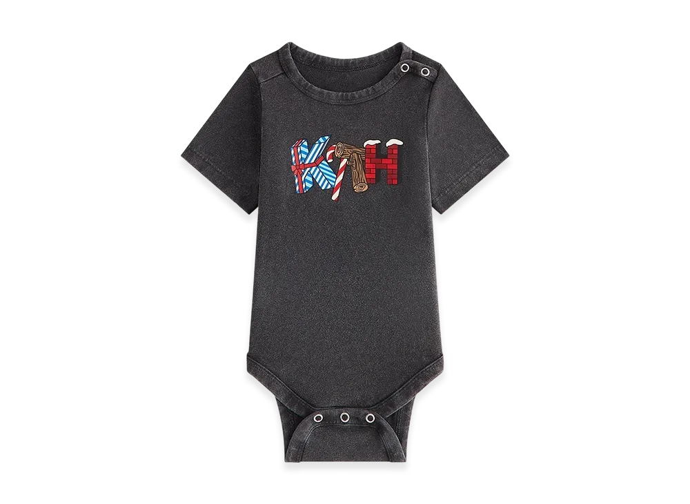 Kithmas Baby Decor Bodysuit "Black"