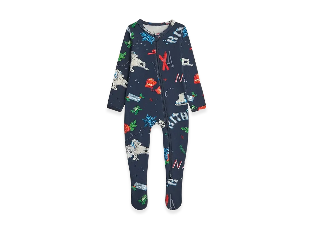 Kithmas Baby Printed Coverall "Nocturnal"
