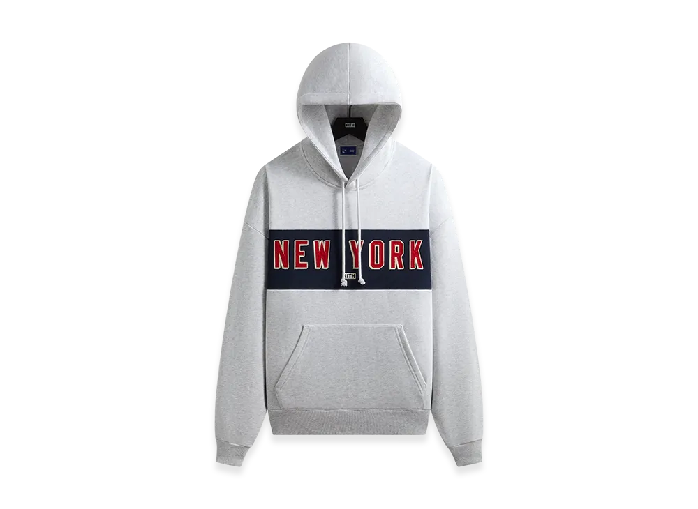 Kith x The New York Rangers New York Vintage Nelson Hoodie "Light Heather Grey"