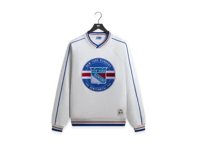 Kith x The New York Rangers Centennial Nelson Crewneck "Light Heather Grey"