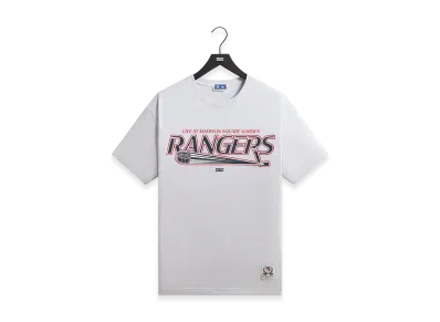 Kith x The New York Rangers Madison Square Garden Puck Vintage Tee "Light Heather Grey"