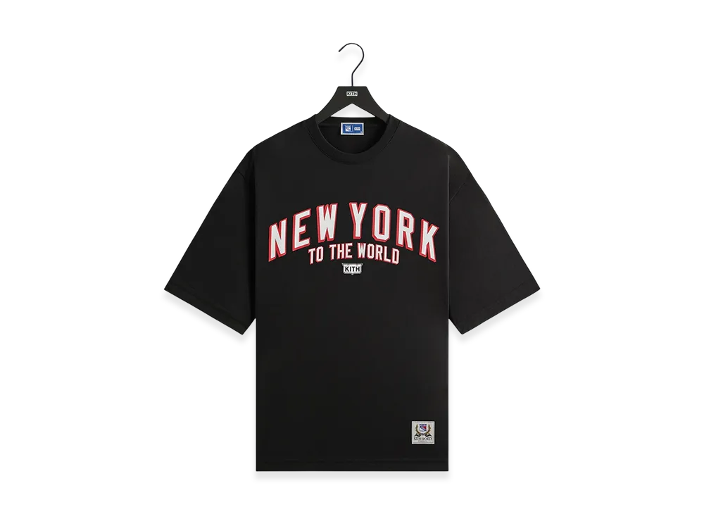 Kith x The New York Rangers New York Vintage Jones Tee "Black"