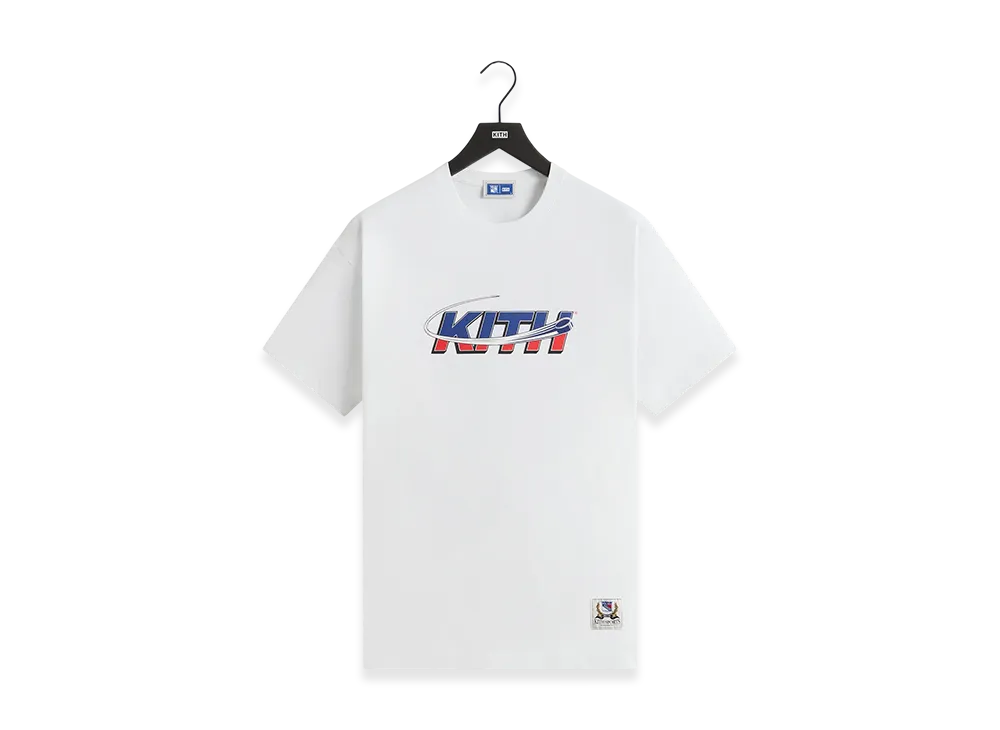 Kith x The New York Rangers Slap Shot Vintage Tee "White"