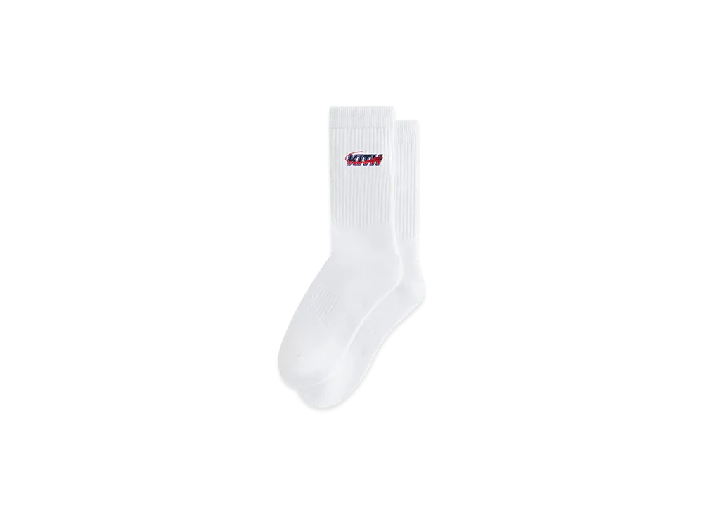Kith x The New York Rangers Slap Shot Socks "White"