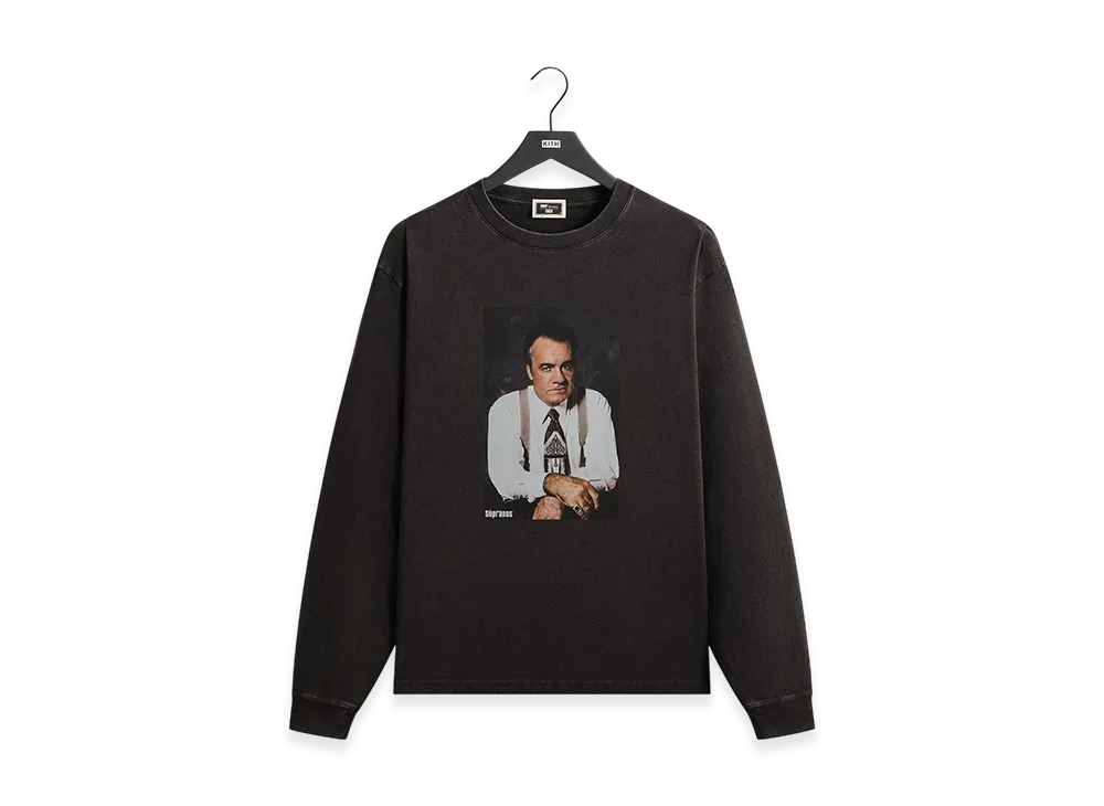 Kith x The Sopranos Paulie Vintage Long Sleeve Tee "Black"