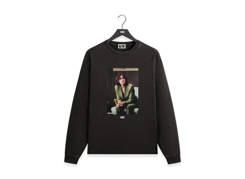 Kith x The Sopranos Jennifer Vintage Long Sleeve Tee "Black"