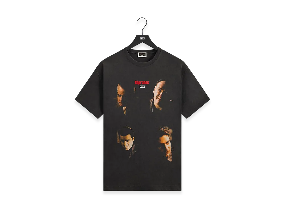 Kith x The Sopranos Characters Vignette Vintage Tee "Black"