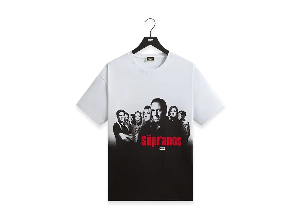 Kith x The Sopranos Ombre Poster Vintage Tee "White"